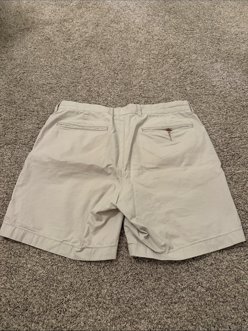 J. Crew Men’s Khaki Flat-Front Cotton Shorts 31 - Picture 4 of 5